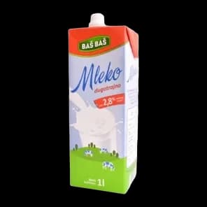 Mleko Uht Baš Baš 2.8%mm 1l