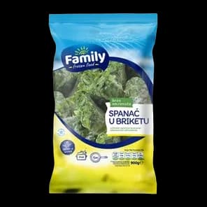 Spanać U Briketima Smrz 900g Family