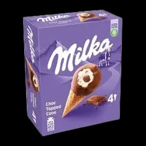 Sladoled Milka mult.kornet 4x100ml/280g