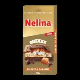 Čokolada Mlečna Keks&karamela Nelino 110g