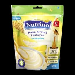Kaša Mlečna Pirinač I Kukuruz Sa Bananom 200gr Nutrino