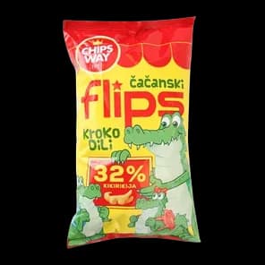 Flips Krokodili sa kikirikijem.CW 150g