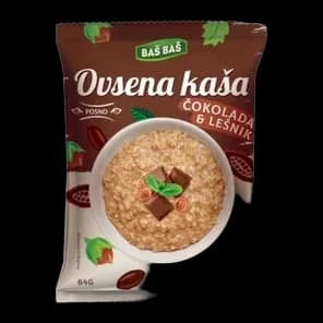 Kaša Ovsena Čokolada&lešnik Baš Baš 64g