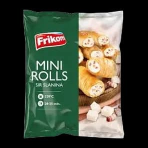 Smrz.mini rolls sir slanina Frikom 500g