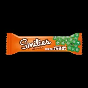 Bar Cokolada Smilies Hazelnut&cereals 25g