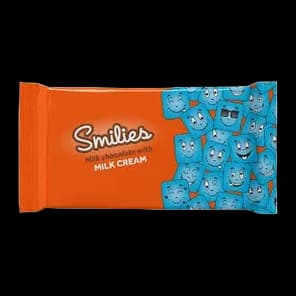 Cokolada Smilies Milk Cream&cereals 87g