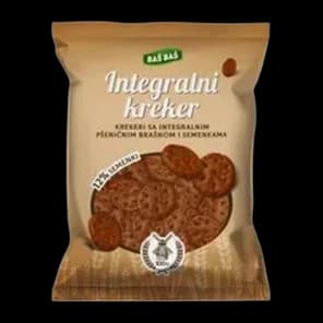 Krekeri Integralni Sa Organa Brašnom Baš Baš 100g