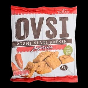 Krekeri Ovsi Paprika 84 Gr Vanja Lux