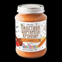 Kasica Piletina&krompir&sargarepa¶dajz Juvitana 190g 6m+ Rdt Swisslion