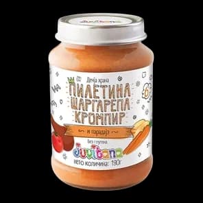 Kasica Piletina&krompir&sargarepa¶dajz Juvitana 190g 6m+ Rdt Swisslion