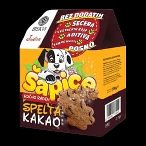 Keks Šapice Spelta Kakao 100g Biskv
