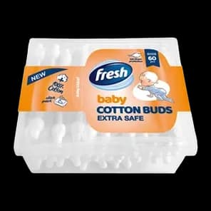 Fresh baby štapici za uši sa granicnikom 60/1