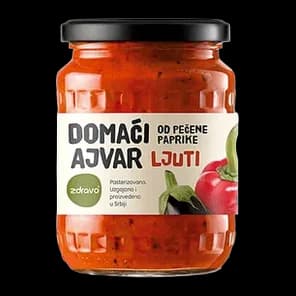 Ajvar ljuti od pec. Paprike Zdravo 560gr