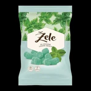 Žele Bombone Mentol 100g Čokolend