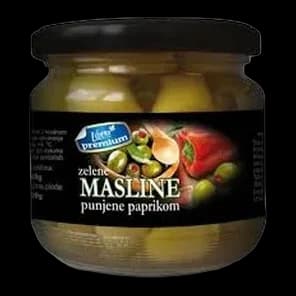 Masline Premium Paprika 360g Libero