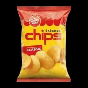 Čips Čačanski Rebrasti 280g Chips