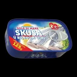 Skuša Fil Bilj Ulje 125g Sole Di Ma