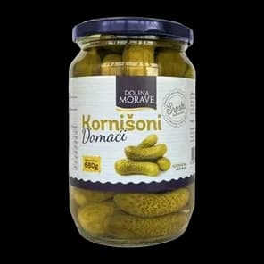 Kornišoni Seckani 680gr Dolina Morave
