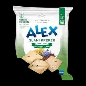 Bezglut. kreker pros i lan 150g