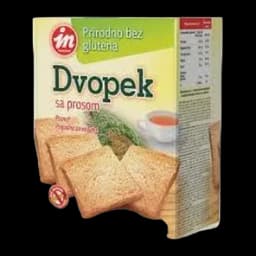 Dvopek Bezglutenski Proso 110g In