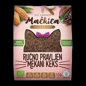 Keks Badem I Kakaom Mačkica 45g Jus