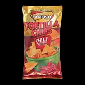 Tortilja Čips El Famoso Chili 85g Silbo