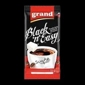 Kafa Black'n'Easy sa secerom Grand 11g