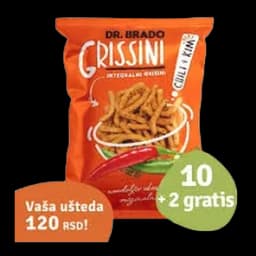 Integralni Grisini Cili Kim 70g Dr Brado