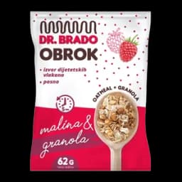 Obrok Malina Granola 62g Dr.brado