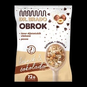 Obrok Čok Lešnik Granola 72g Dr.bra