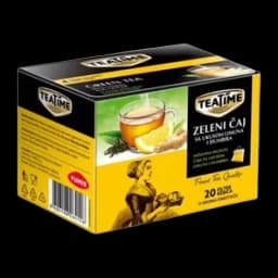 Čaj Tea Time - Zeleni Čaj Sa Limunom I Đumbirom 30gr Yumis