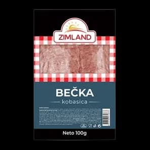Kobasica Becka 100g Zimland