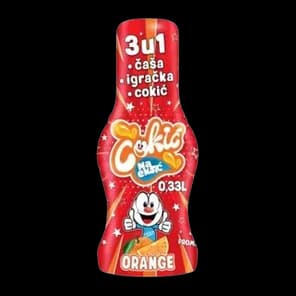 Cokić narandža sa čašom 330 ml