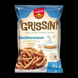 Grisini Mediteran (bosiljak I Paradajz) 70gr Delizzia
