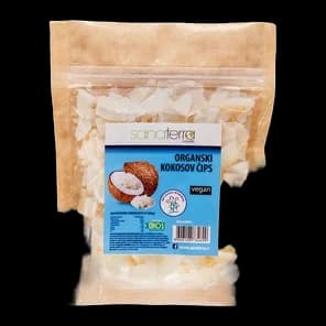 Kokosov Čips Organski 50gr Sanaterra