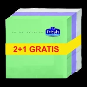 Salvete 25/1 2sl.Fresh 33x33 2+1 gratis