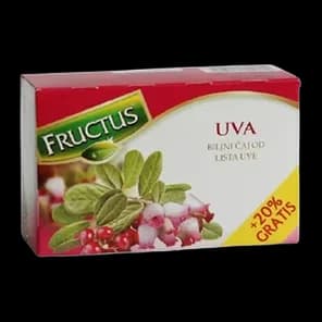 Fructus čaj uva 36g 20% gratis
