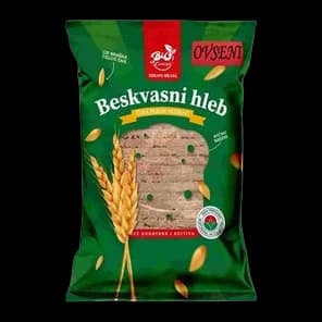 Hleb Ovseni Beskvasni 400g Bio