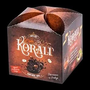 Bombonjera Crna 180gr Korali