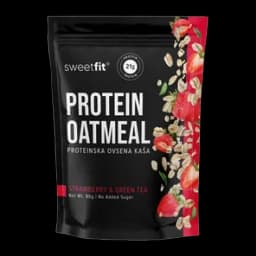 Kaša Proteinska Jagoda-zeleni Čaj 80g Sweetfit