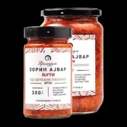 Ajvar Od Cepkane Paprike Ljut Ručno Pravljen Bez Aroma I Aditiva 300gr Zorin Ajvar