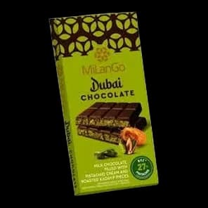 Čokolada Mlečna Dubai Milango 122g