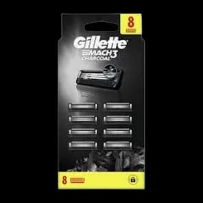 Patrone Gillette Mach3 charcoal 8ct