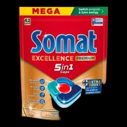 Tablete Somat Excellence Premium 5in1 42 Pranja Henkel