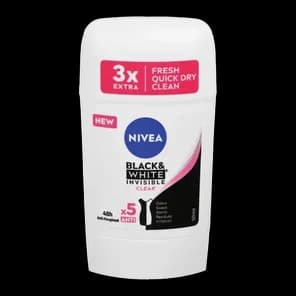 Deo stik Nivea Black&White Clear 50ml