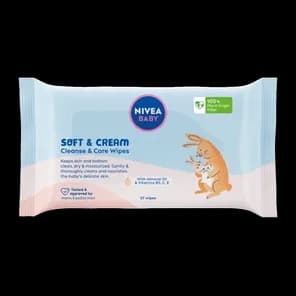 Maramice baby Soft&Cream Nivea 57kom