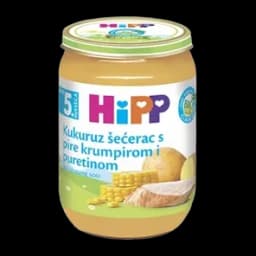 Hipp Kukuruz šećerac sa pire krompirom i ćuretinom 190g