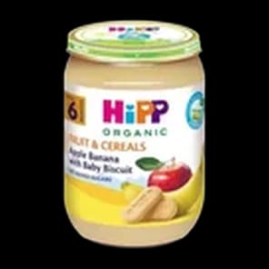 Kašica Jabuka&banan&žitar 190g Hipp