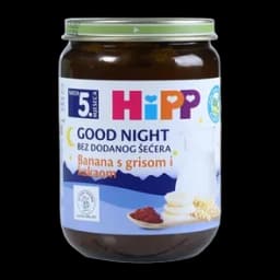 Kasica Hipp za l.noc-ban griz kakao 190g