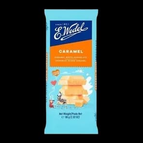 Čokolada Bela I Mlečna Sa Ukusom Karamele I Kafe Posuta Pekan Orahom 100g Agapitos 1 + 1 Gratis